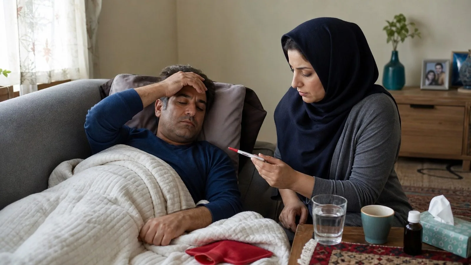 مراقبت خانگی از تب در بزرگسالان و بررسی دماسنج