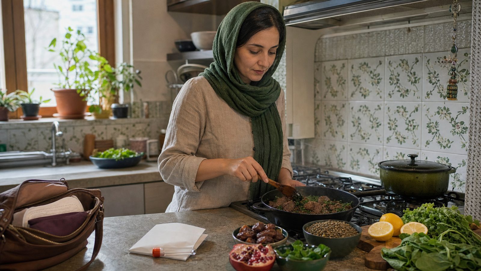 تصویر اختصاصی درباره نیاز آهن در زنان، تغذیه، قاعدگی و کم‌خونی