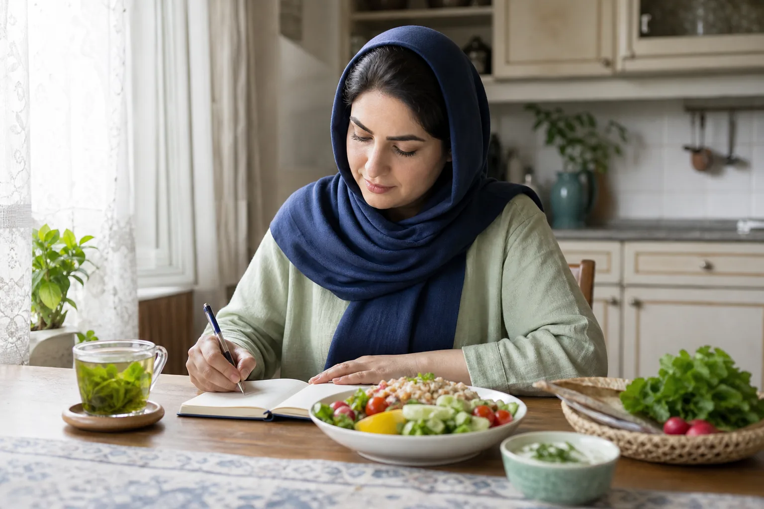 ثبت غذاها در دفترچه برای شناخت محرک‌های روده تحریک‌پذیر